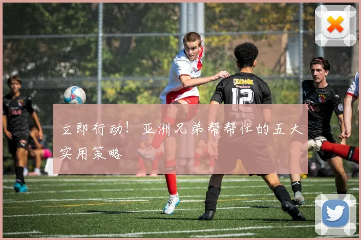 立即行动！亚洲兄弟帮帮忙的五大实用策略